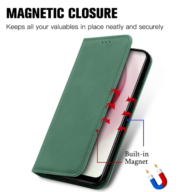 For vivo Y17 Retro Skin Feel Magnetic Horizontal Flip Leather Phone Case