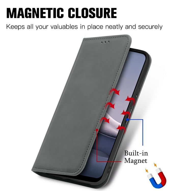 For vivo Y20 / Y20 2021 Retro Skin Feel Magnetic Horizontal Flip Leather Phone Case