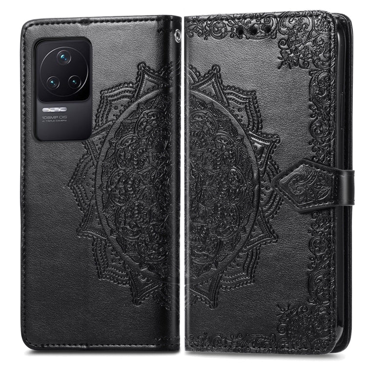 For Xiaomi Redmi K50 Pro Mandala Flower Embossed Flip Leather Phone Case