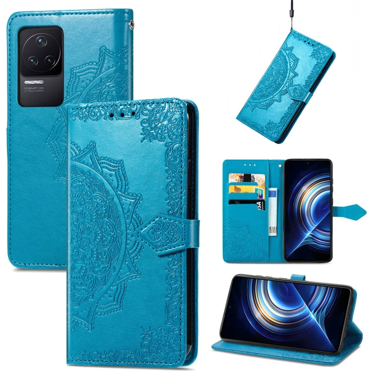 For Xiaomi Redmi K50 Pro Mandala Flower Embossed Flip Leather Phone Case
