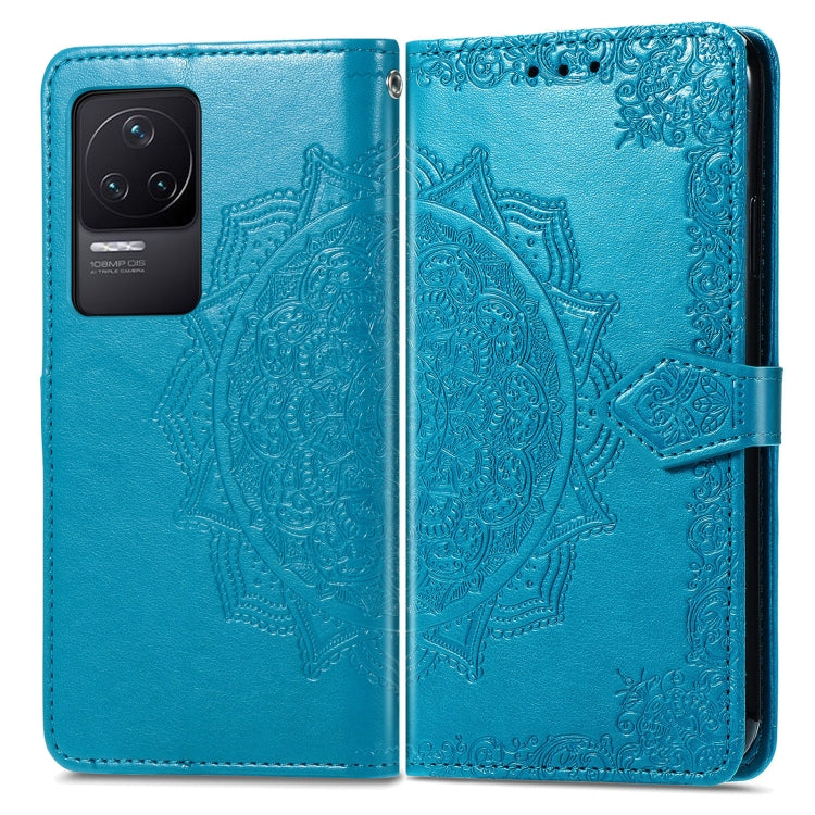 For Xiaomi Redmi K50 Pro Mandala Flower Embossed Flip Leather Phone Case