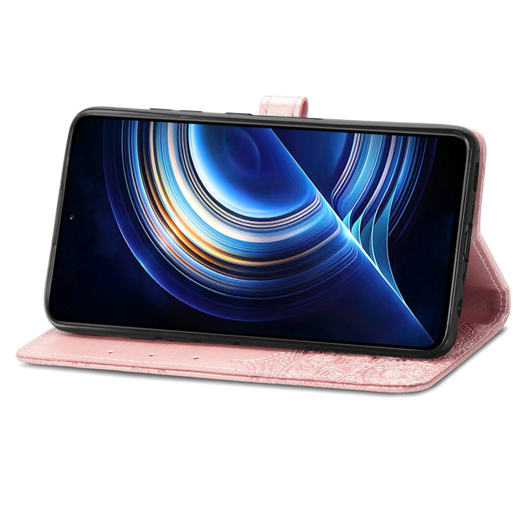 For Xiaomi Redmi K50 Pro Mandala Flower Embossed Flip Leather Phone Case