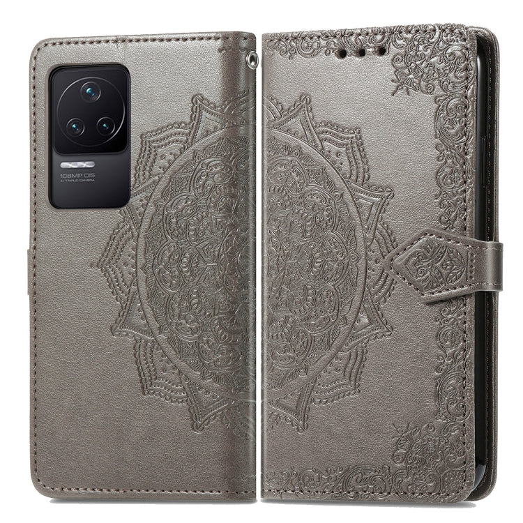 For Xiaomi Redmi K50 Pro Mandala Flower Embossed Flip Leather Phone Case