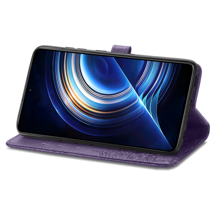 For Xiaomi Redmi K50 Pro Mandala Flower Embossed Flip Leather Phone Case