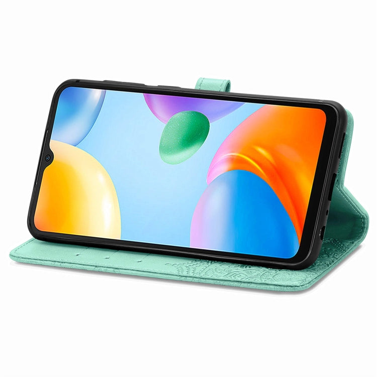 For Xiaomi Redmi 10C Mandala Flower Embossed Flip Leather Phone Case