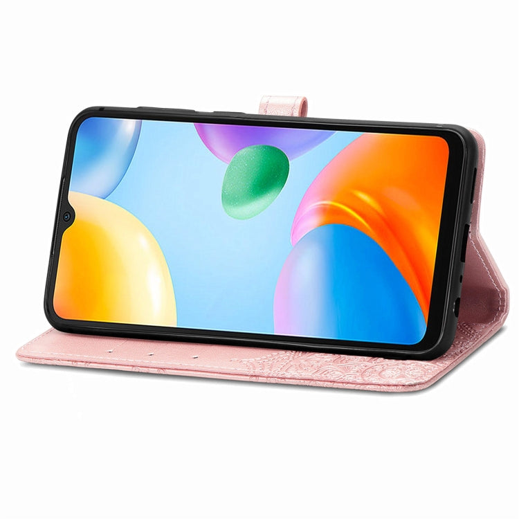 For Xiaomi Redmi 10C Mandala Flower Embossed Flip Leather Phone Case