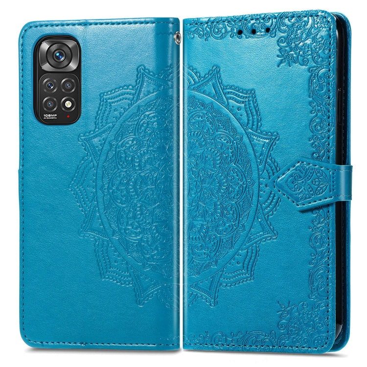 For Xiaomi Redmi Note 11 Pro 4G Global Mandala Flower Embossed Flip Leather Phone Case