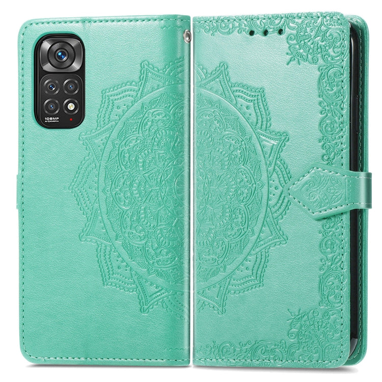 For Xiaomi Redmi Note 11 Pro 4G Global Mandala Flower Embossed Flip Leather Phone Case
