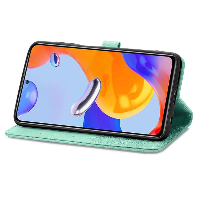 For Xiaomi Redmi Note 11 Pro 4G Global Mandala Flower Embossed Flip Leather Phone Case