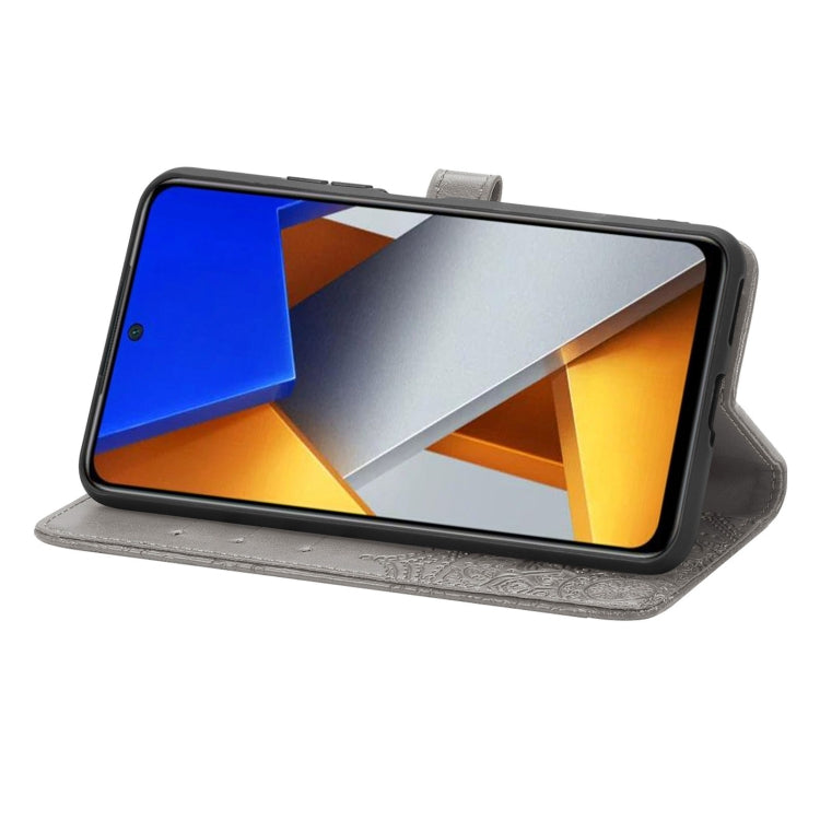 For Xiaomi Poco M4 Pro 4G Mandala Flower Embossed Flip Leather Phone Case