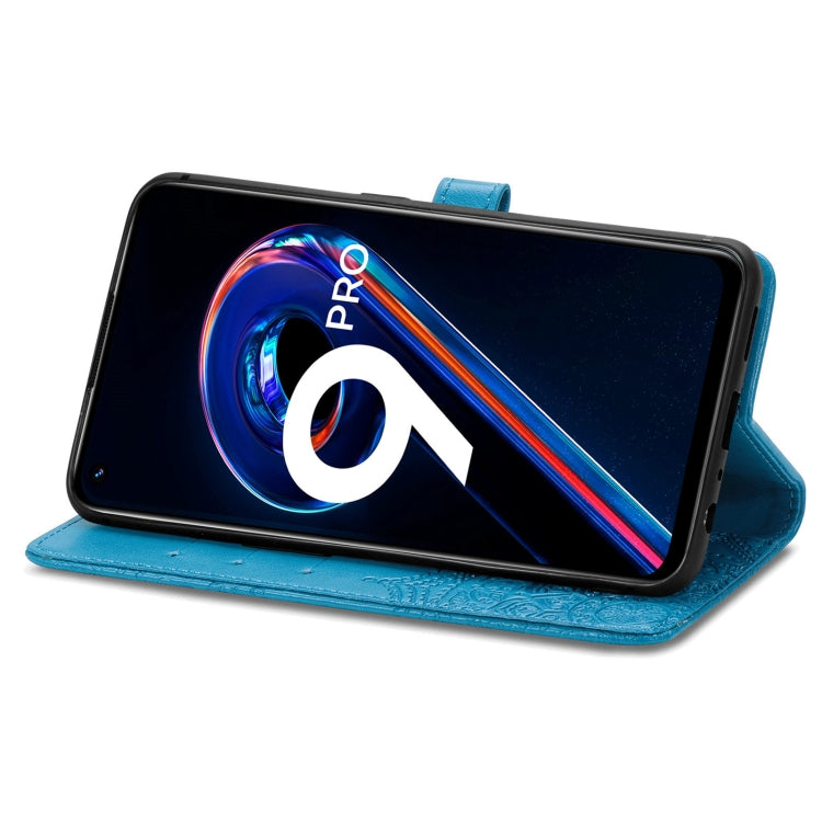 For OPPO Realme 9 Pro Mandala Flower Embossed Flip Leather Phone Case