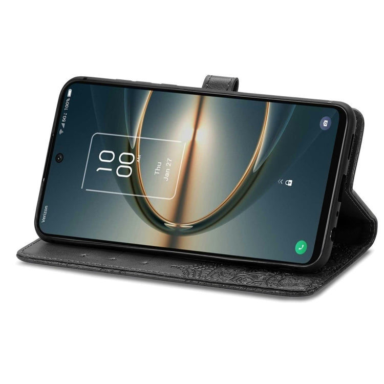 For TCL 30 V 5G Mandala Flower Embossed Flip Leather Phone Case