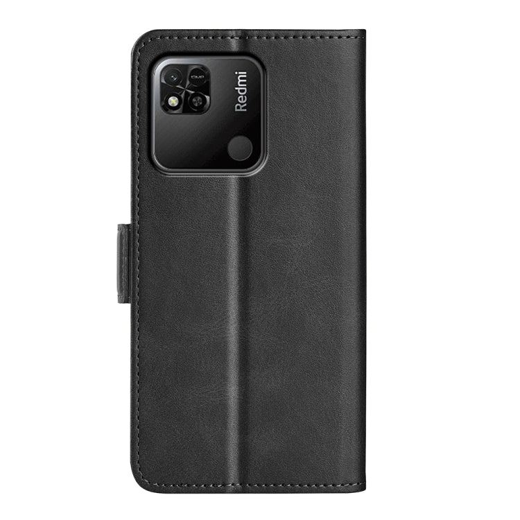 For Xiaomi Redmi 10A Dual-side Magnetic Buckle Leather Phone Case