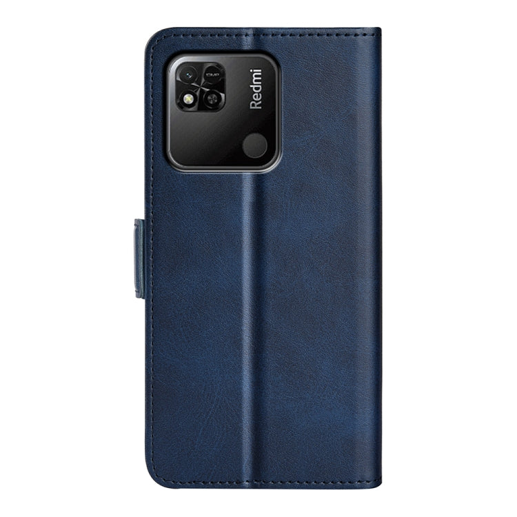 For Xiaomi Redmi 10A Dual-side Magnetic Buckle Leather Phone Case