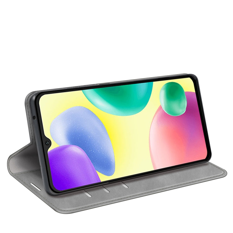 For Xiaomi Redmi 10A Retro-skin Magnetic Suction Leather Phone Case