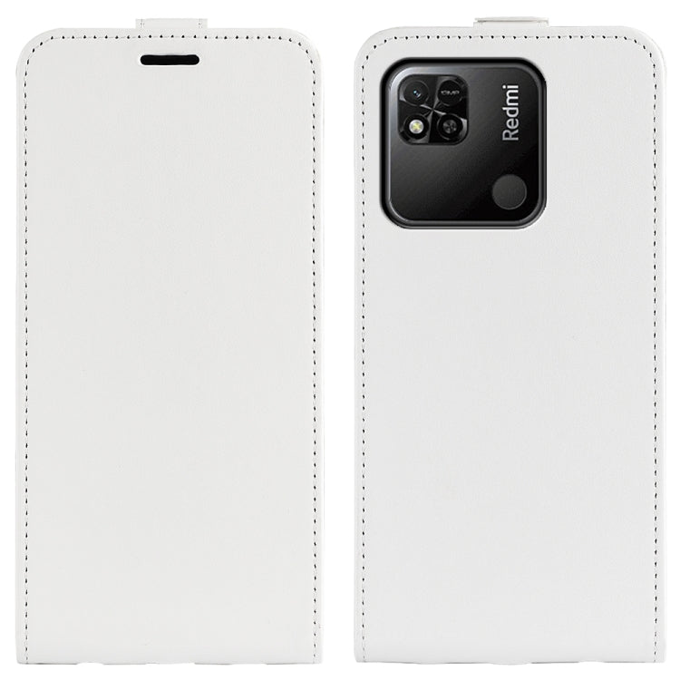For Xiaomi Redmi 10A R64 Texture Vertical Flip Leather Phone Case