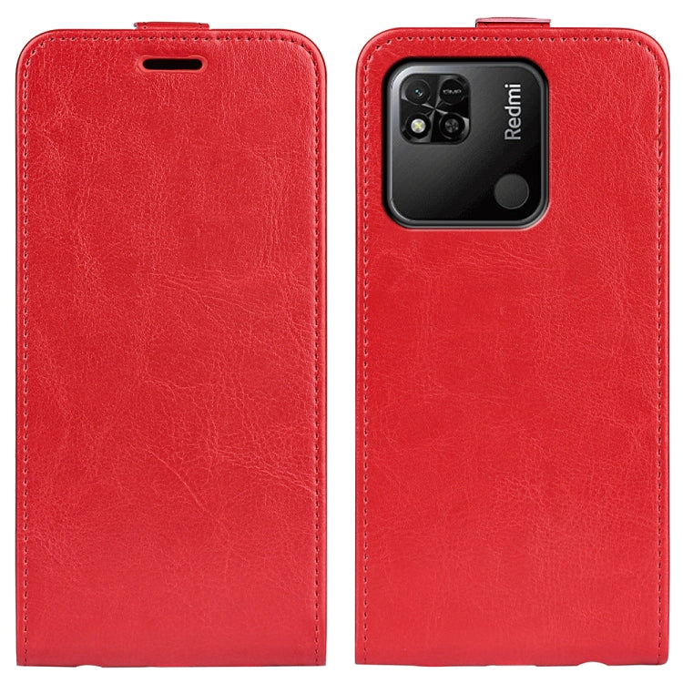 For Xiaomi Redmi 10A R64 Texture Vertical Flip Leather Phone Case
