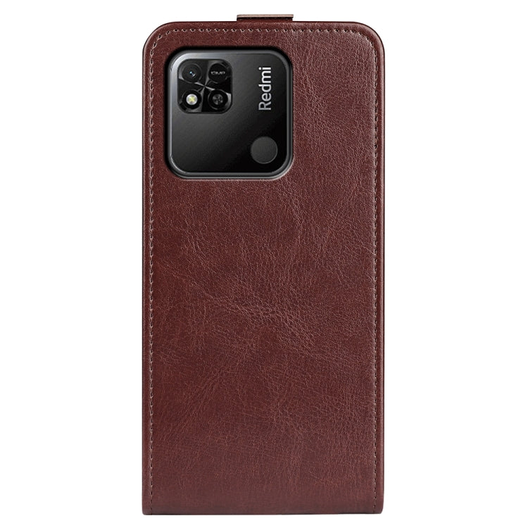 For Xiaomi Redmi 10A R64 Texture Vertical Flip Leather Phone Case