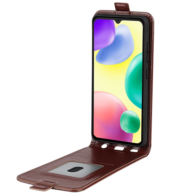For Xiaomi Redmi 10A R64 Texture Vertical Flip Leather Phone Case