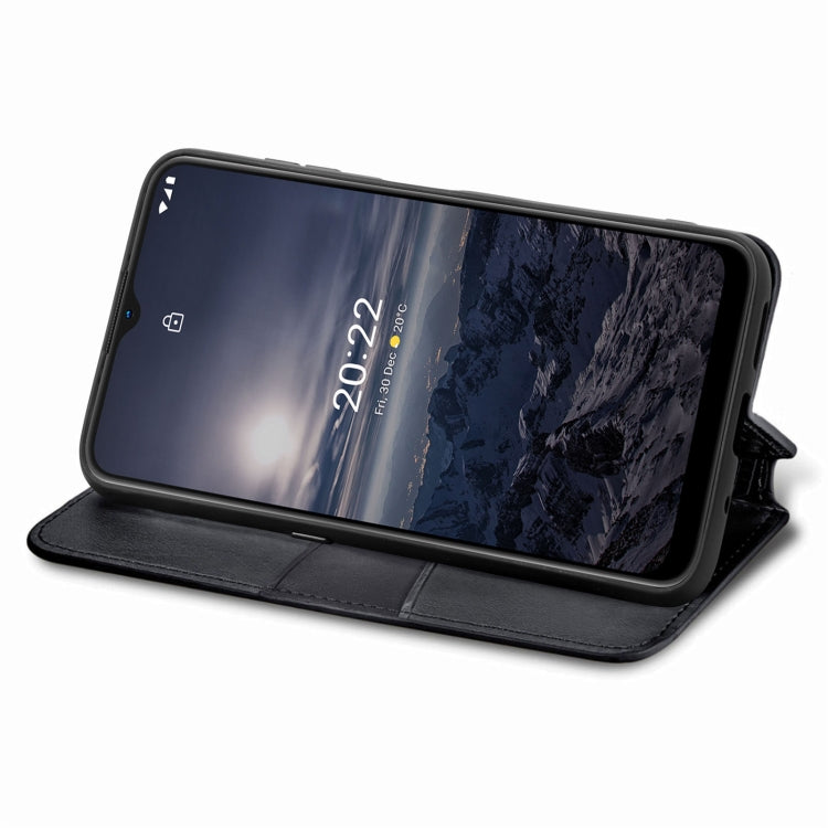 For Nokia G21 Blooming Mandala Embossed Magnetic Leather Phone Case