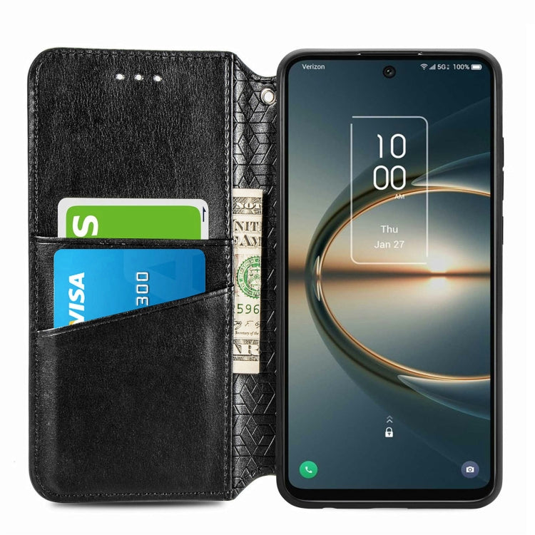 For TCL 30 V 5G Blooming Mandala Embossed Magnetic Leather Phone Case