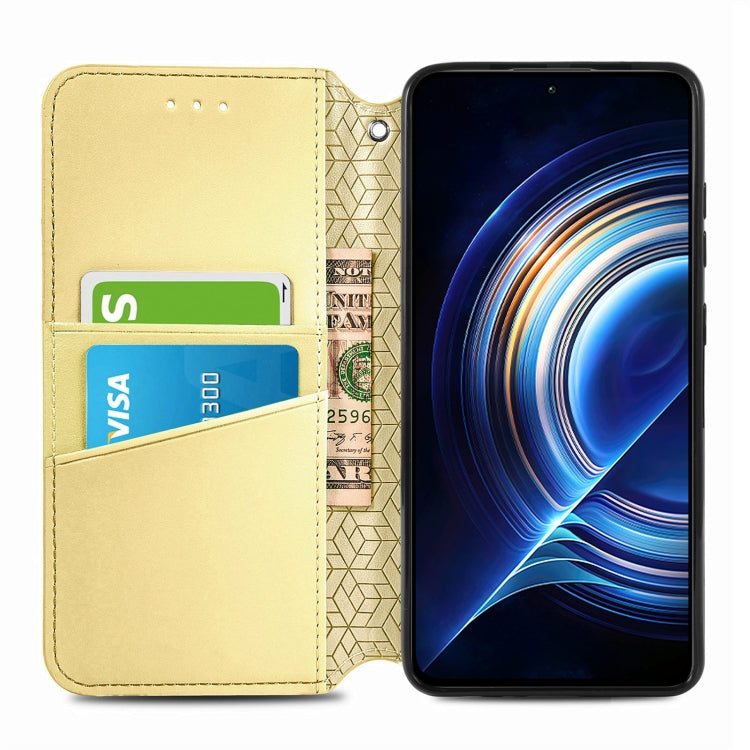 For Xiaomi Redmi K50 Pro Blooming Mandala Embossed Magnetic Leather Phone Case