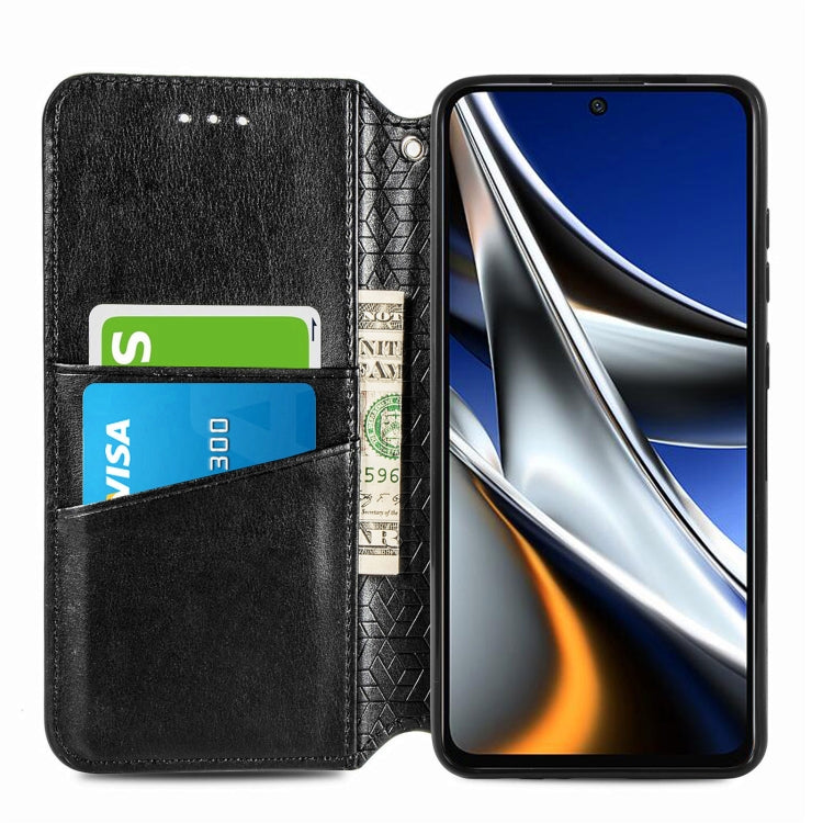 For Xiaomi Poco X4 Pro 5G Blooming Mandala Embossed Magnetic Leather Phone Case