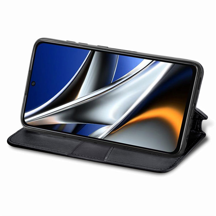 For Xiaomi Poco X4 Pro 5G Blooming Mandala Embossed Magnetic Leather Phone Case