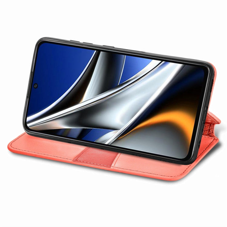 For Xiaomi Poco X4 Pro 5G Blooming Mandala Embossed Magnetic Leather Phone Case