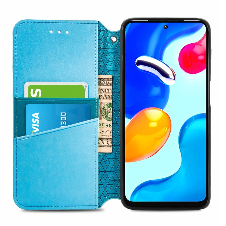 For Xiaomi Redmi Note 11S Blooming Mandala Embossed Magnetic Leather Phone Case