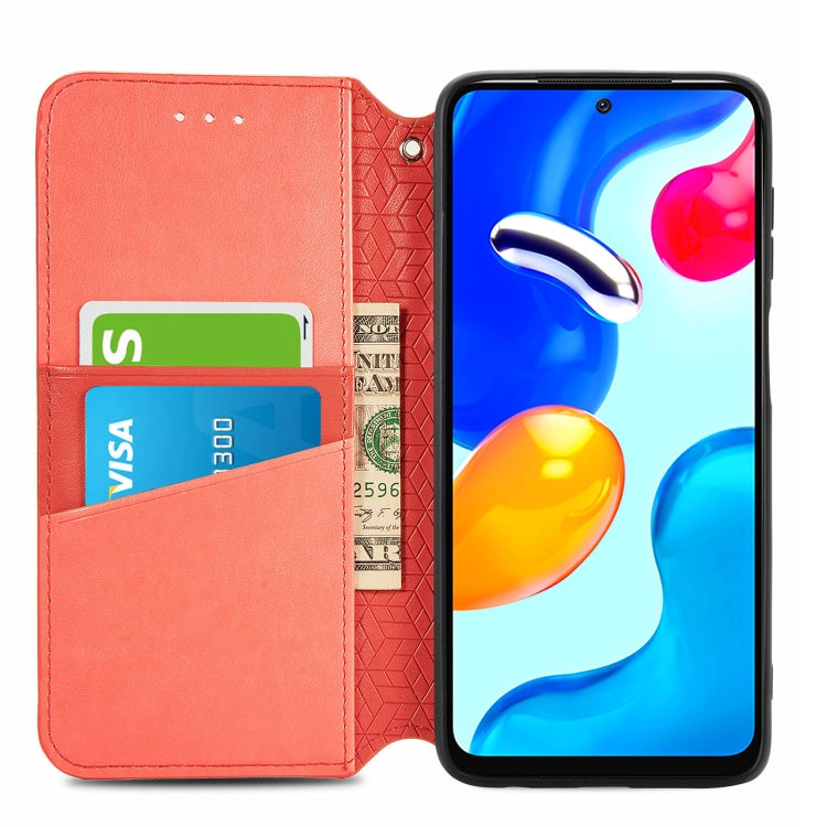 For Xiaomi Redmi Note 11S Blooming Mandala Embossed Magnetic Leather Phone Case