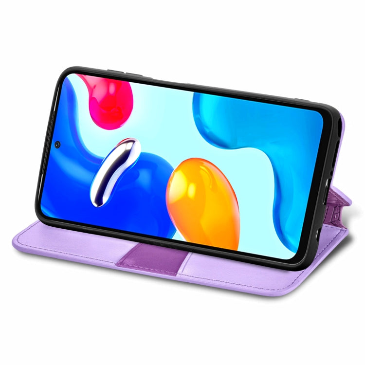 For Xiaomi Redmi Note 11S Blooming Mandala Embossed Magnetic Leather Phone Case