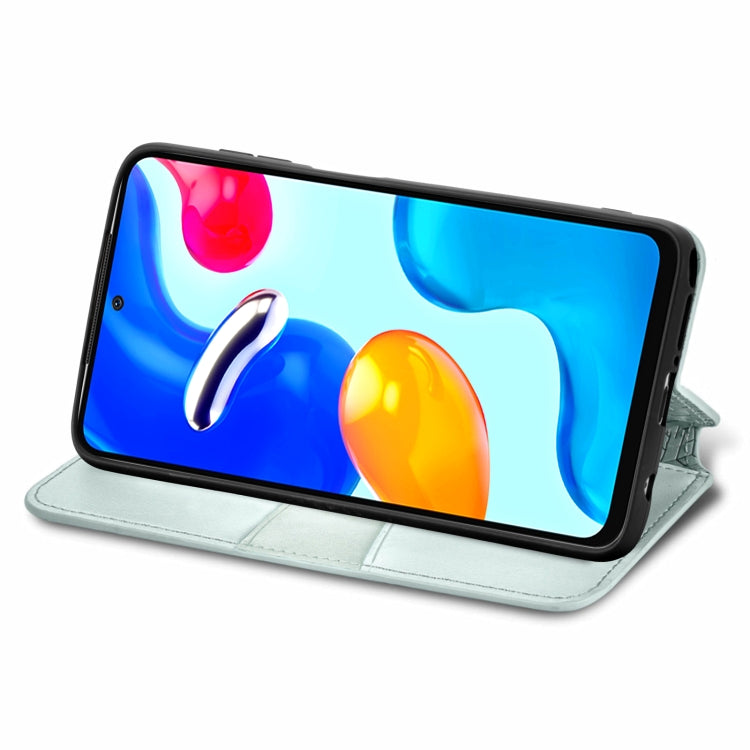 For Xiaomi Redmi Note 11S Blooming Mandala Embossed Magnetic Leather Phone Case