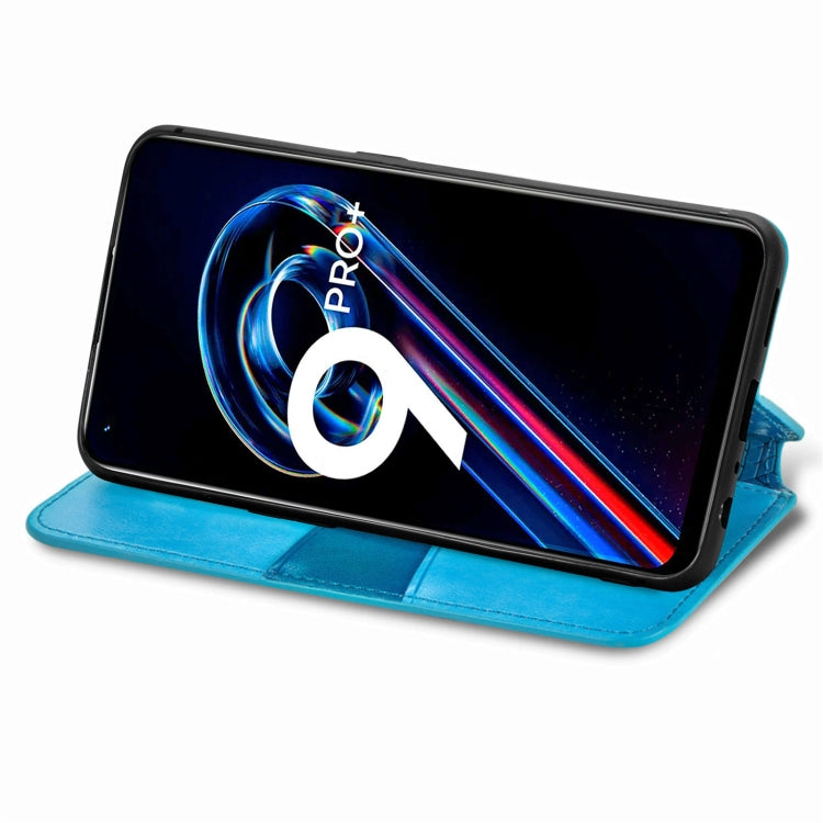 For OPPO Realme 9 Pro+ 5G Blooming Mandala Embossed Magnetic Leather Phone Case