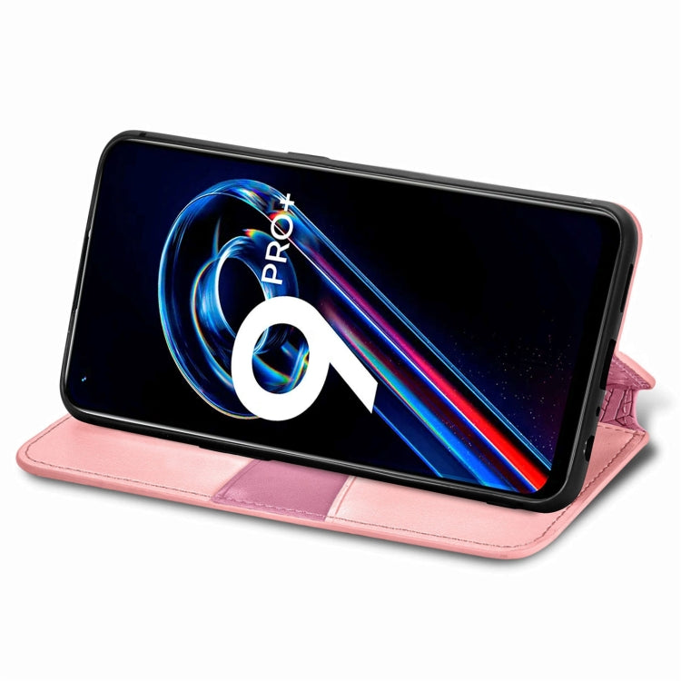 For OPPO Realme 9 Pro+ 5G Blooming Mandala Embossed Magnetic Leather Phone Case