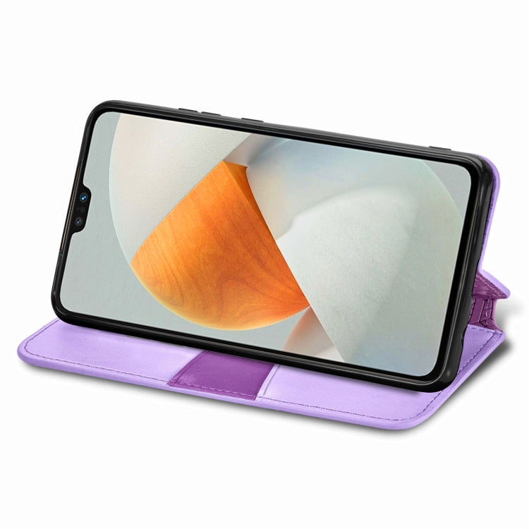 For  vivo  S12 Blooming Mandala Embossed Magnetic Leather Phone Case