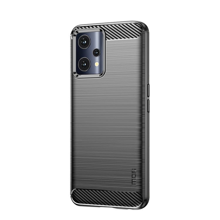 For OPPO Realme 9 Pro / Realme V25 MOFI Gentleness Brushed Carbon Fiber Soft TPU Case