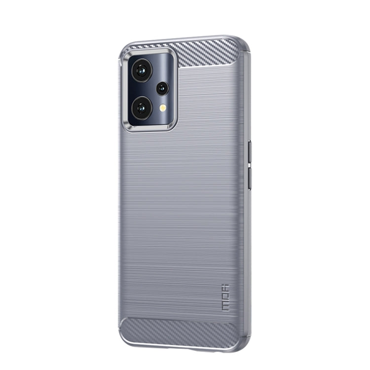 For OPPO Realme 9 Pro / Realme V25 MOFI Gentleness Brushed Carbon Fiber Soft TPU Case