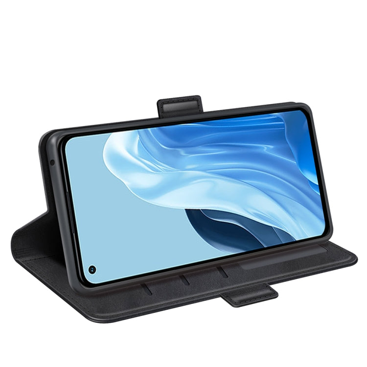 For OPPO Reno7 4G / F21 Pro 4G Dual-side Magnetic Buckle Leather Phone Case