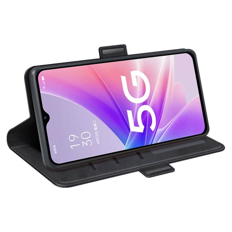 For OPPO A57 5G Dual-side Magnetic Buckle Flip Leather Phone Case