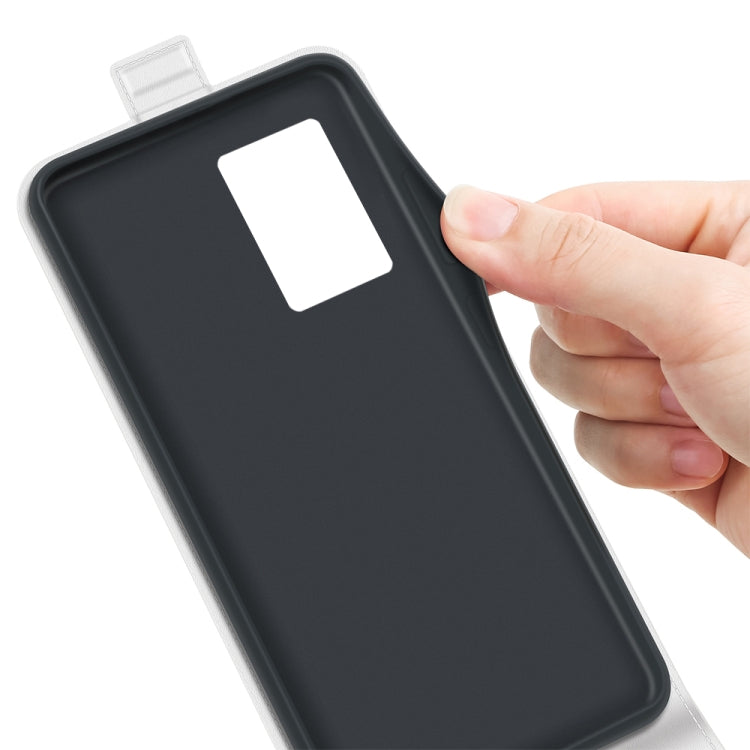 For OPPO A57 5G R64 Texture Vertical Flip Leather Phone Case