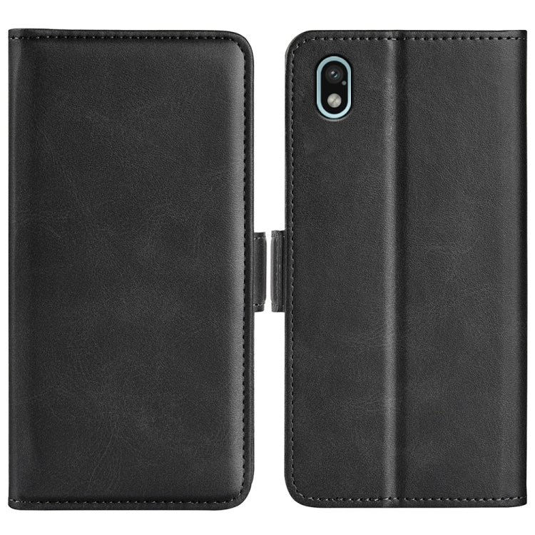For Sony Xperia Ace III Dual-side Magnetic Buckle Leather Phone Case