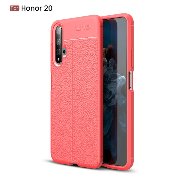 Litchi Texture TPU Shockproof Case for Huawei Honor 20