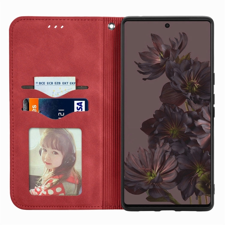 For Google Pixel 7 5G Retro Skin Feel Magnetic Leather Phone Case