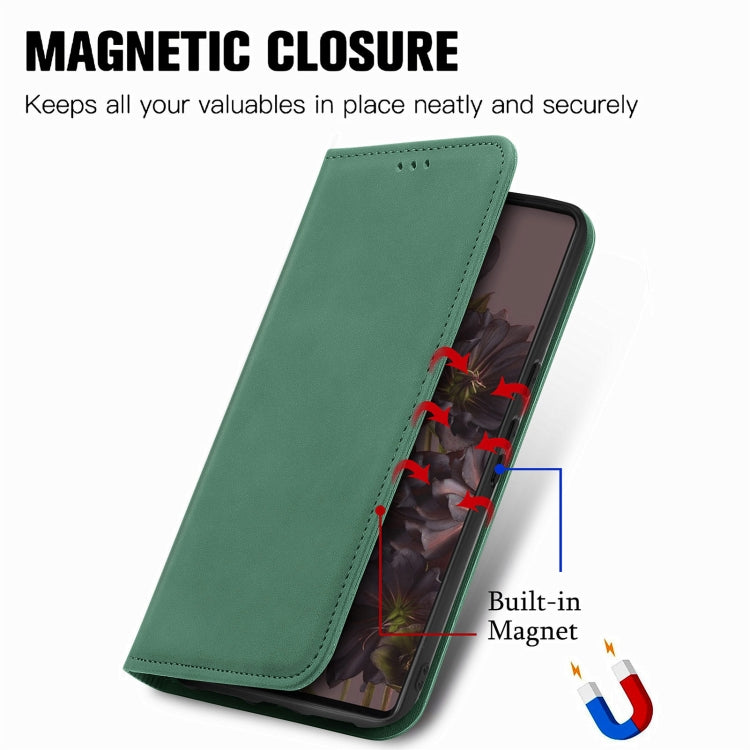 For Google Pixel 7 5G Retro Skin Feel Magnetic Leather Phone Case