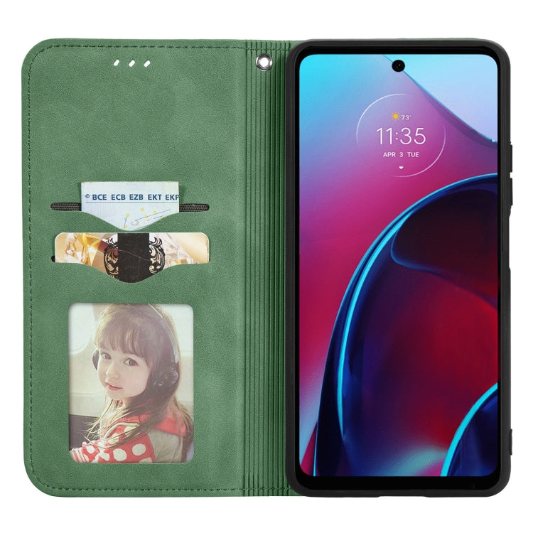 For Motorola Moto G Stylus 5G 2022 Retro Skin Feel Magnetic Leather Phone Case