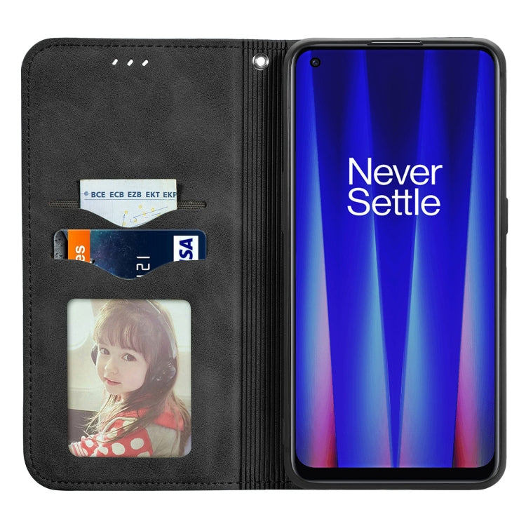 For OnePlus Nord CE 2 5G Retro Skin Feel Magnetic Leather Phone Case