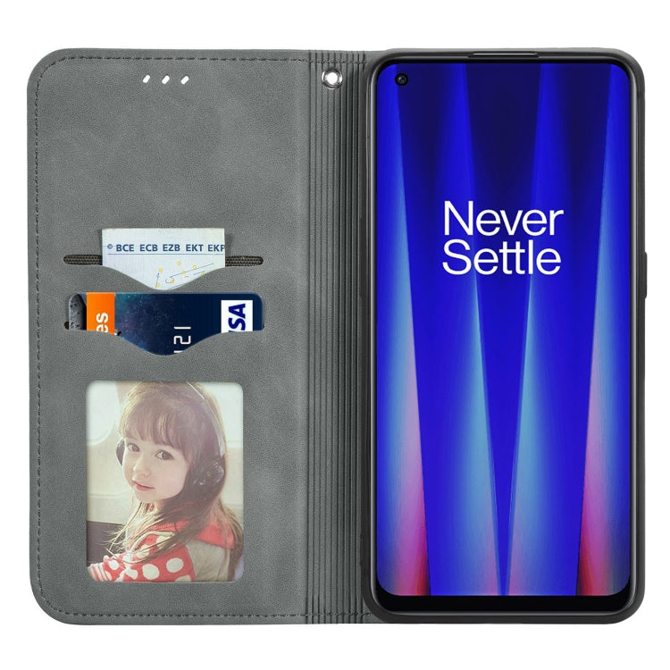 For OnePlus Nord CE 2 5G Retro Skin Feel Magnetic Leather Phone Case