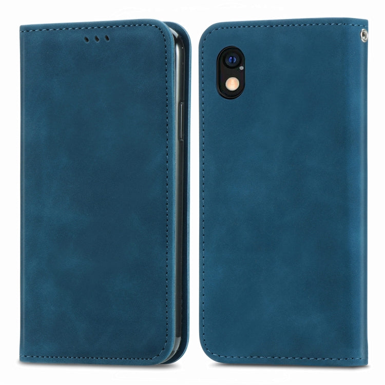 For Sony Xperia Ace III Retro Skin Feel Magnetic Leather Phone Case