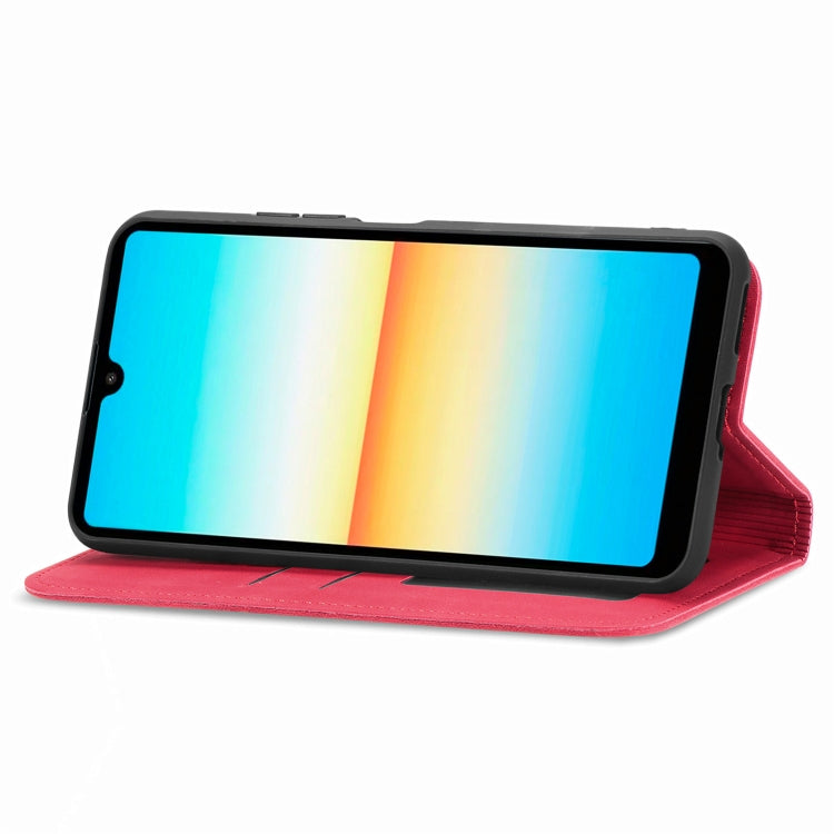 For Sony Xperia Ace III Retro Skin Feel Magnetic Leather Phone Case